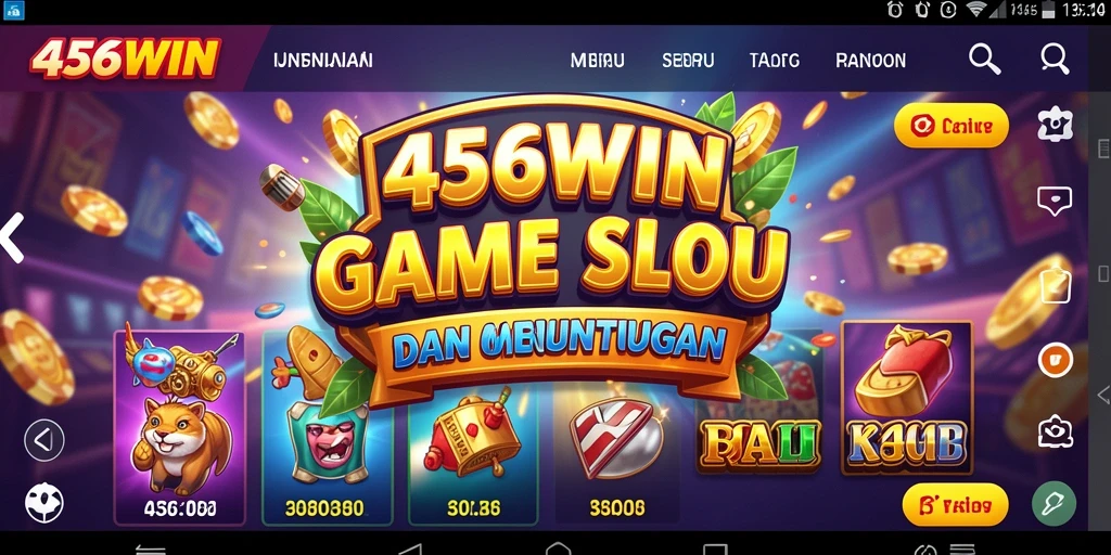 Tampilan screenshot utama 456WIN dengan gameplay Slot yang seru.