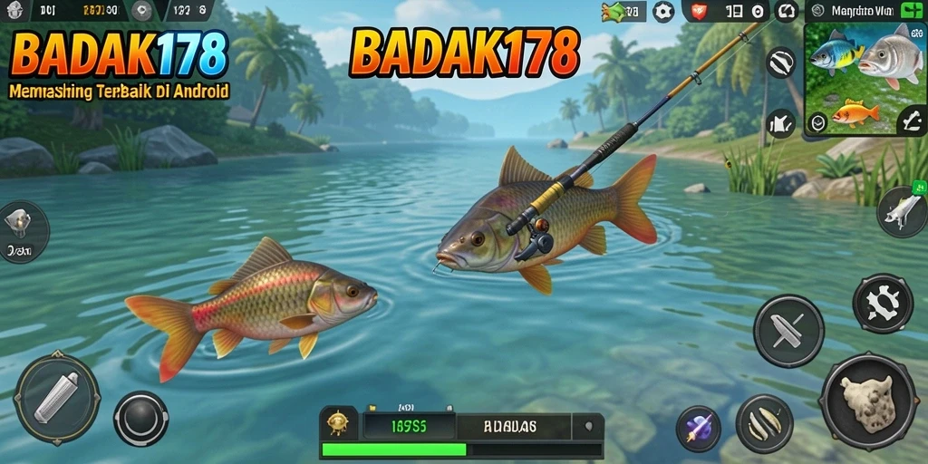 Tangkapan ikan besar dalam pertarungan di BADAK178.