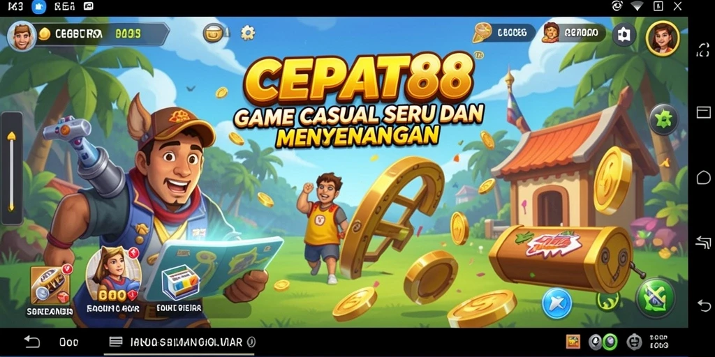 Tampilan menarik dan gameplay seru di CEPAT88.