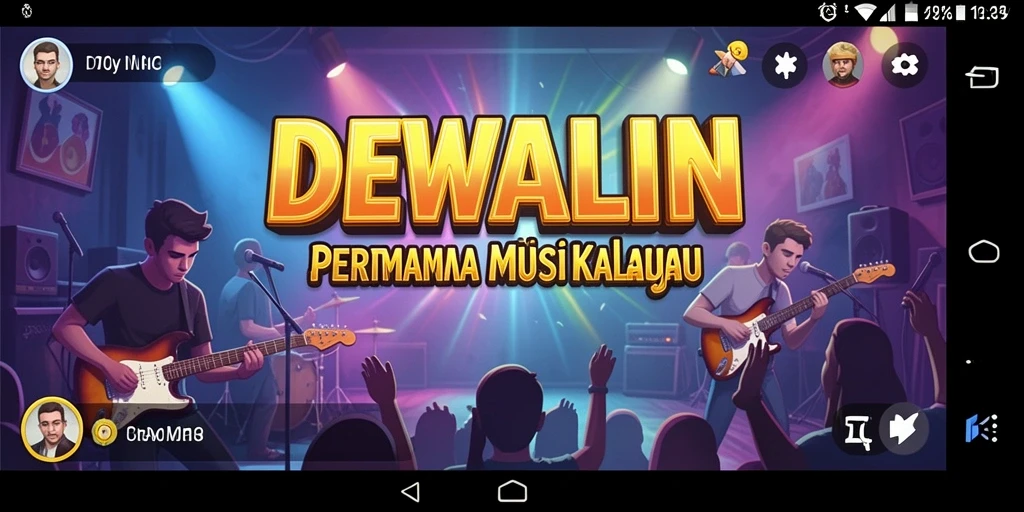 Tampilan gameplay DEWALIN yang menarik dan interaktif.