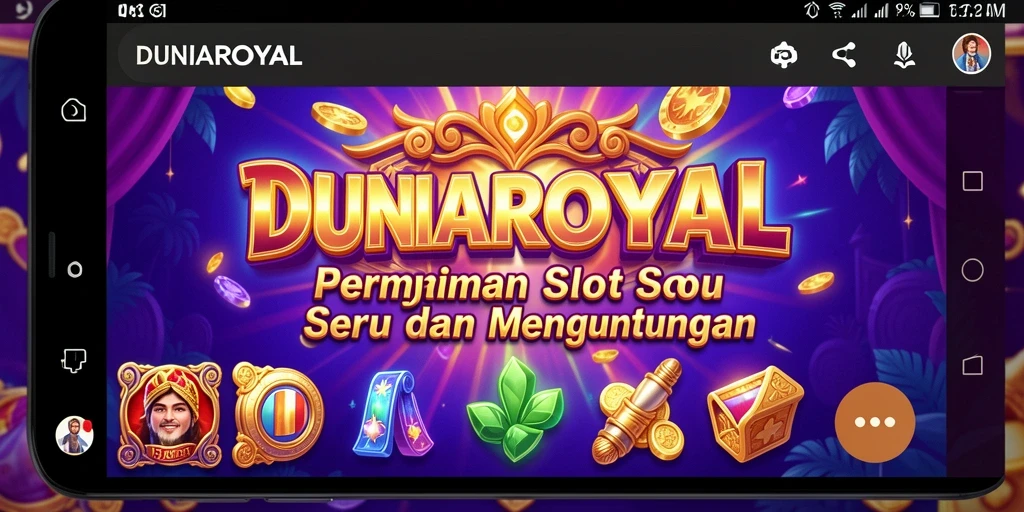 Tampilan gameplay Slot yang menarik di DUNIAROYAL.