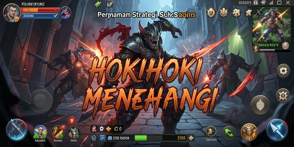 Tampilan menegangkan dari permainan strategi HOKIHOKI yang penuh aksi.