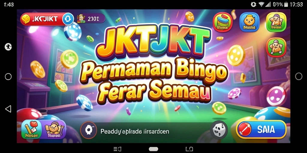 Tampilan gameplay Bingo yang seru di JKTJKT.