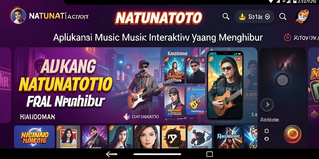 Tampilan gameplay NATUNATOTO yang menarik dan interaktif.