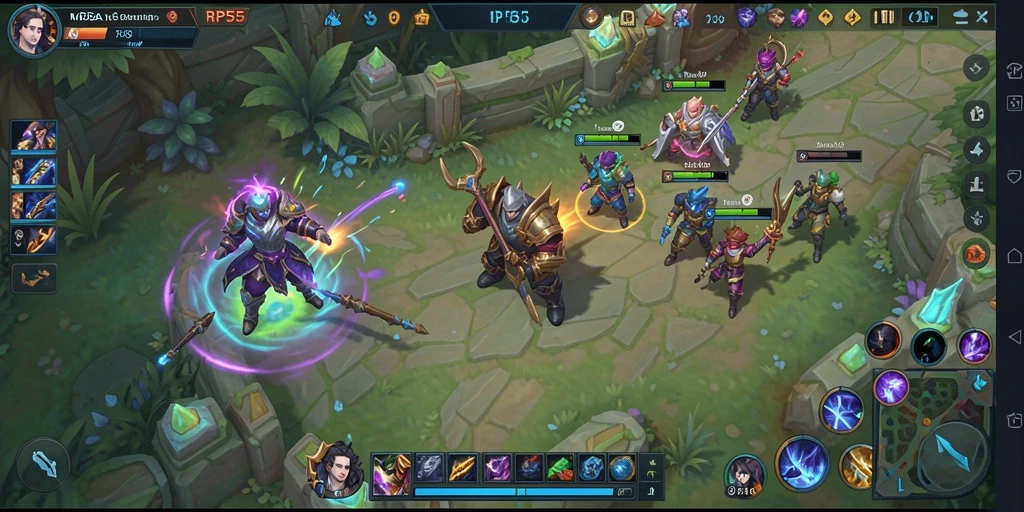 Tampilan gameplay RP55 dengan pertempuran sengit dan strategi tim yang memikat.