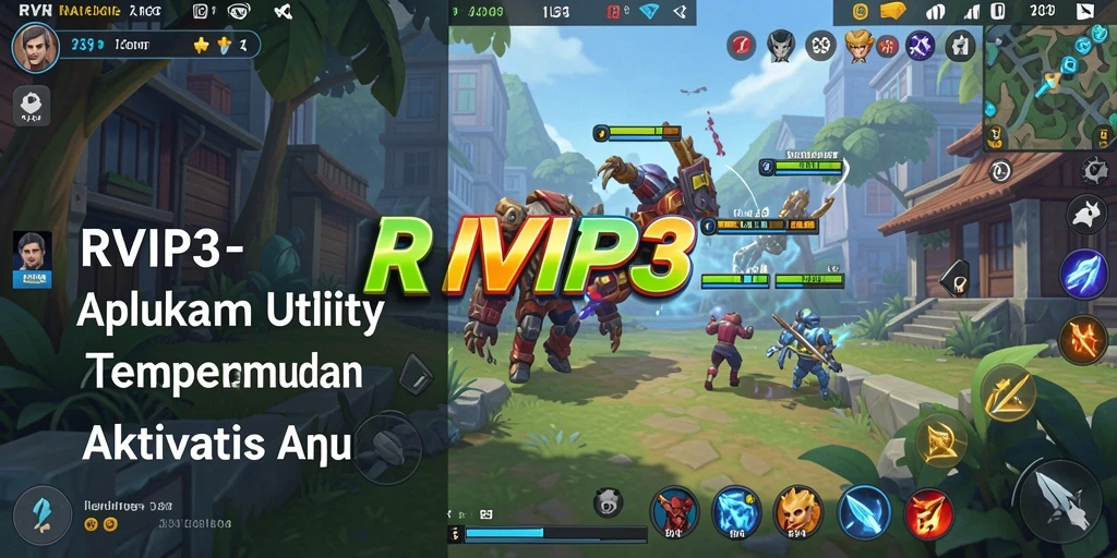 Tampilan antarmuka aplikasi RVIP3 yang intuitif dan user-friendly.